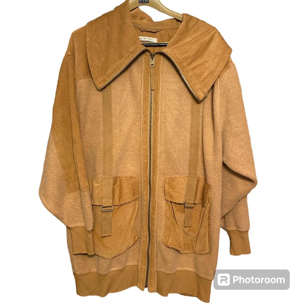 We the Free Hideaway corduroy oversized jacket